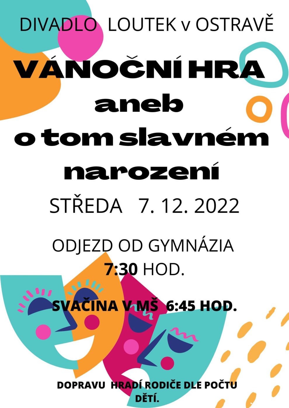 Divadlo loutek červená a zelená