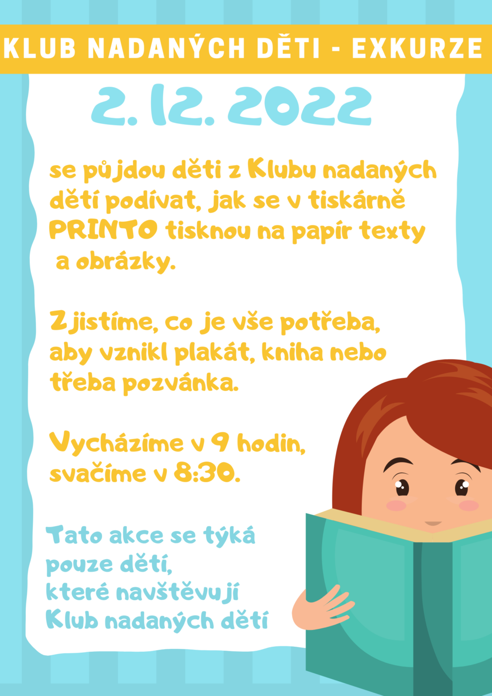 Klub nadaných dětí -exkurze